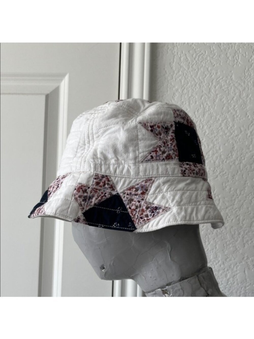 Madewell Quilted Patchwork Bucket Hat - Picture 3 of 7